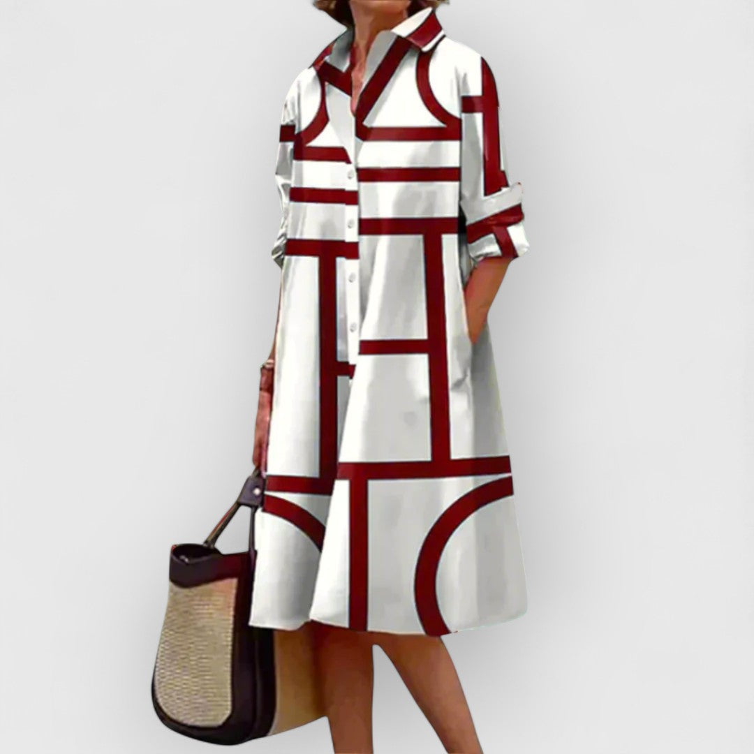 Gina | Stylish Polka Dot Dress