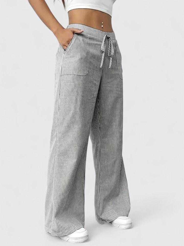 Birgit™ – Comfortable Wide Pants with Elegant Details