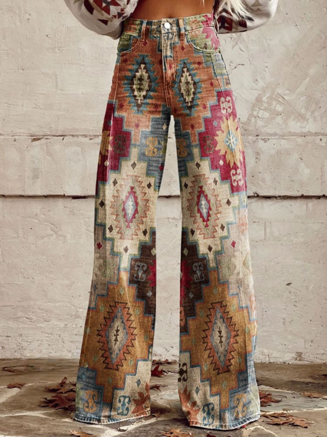 Sara | Wide Leg Bohemian Vintage Pants