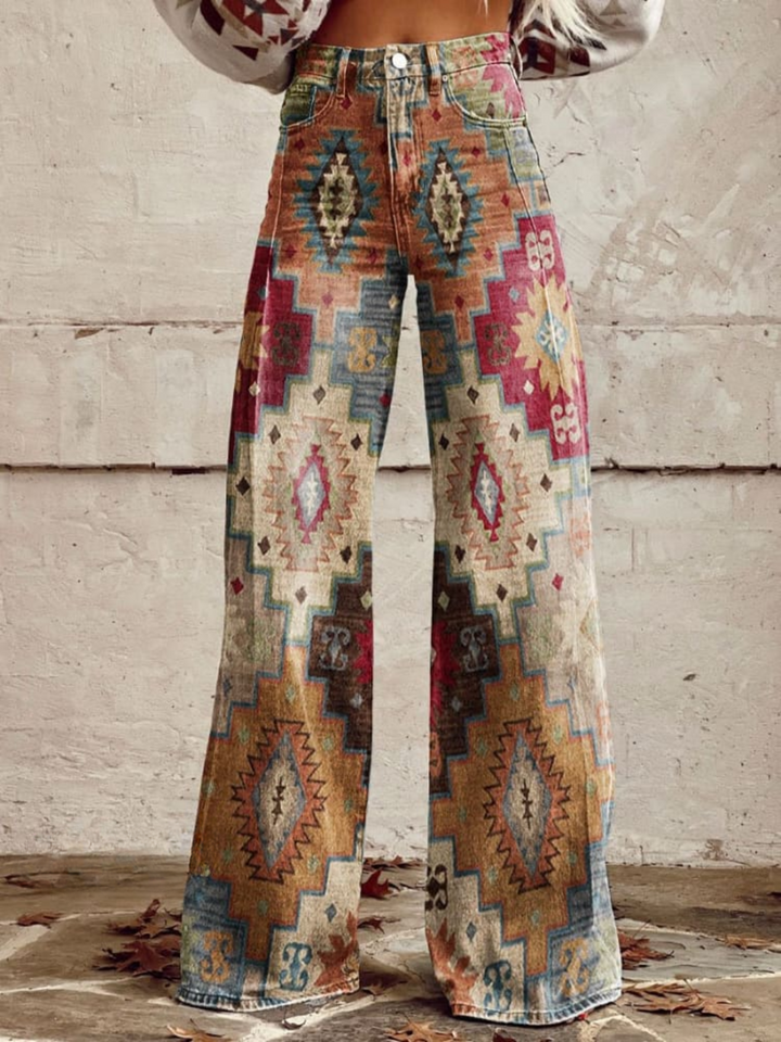 Sara | Wide Leg Bohemian Vintage Pants