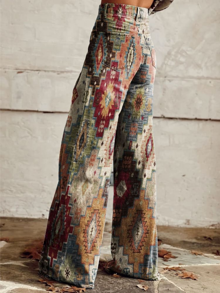 Sara | Wide Leg Bohemian Vintage Pants