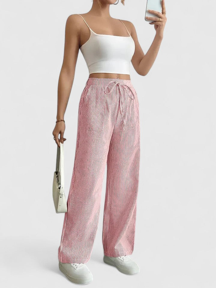 Birgit™ – Comfortable Wide Pants with Elegant Details