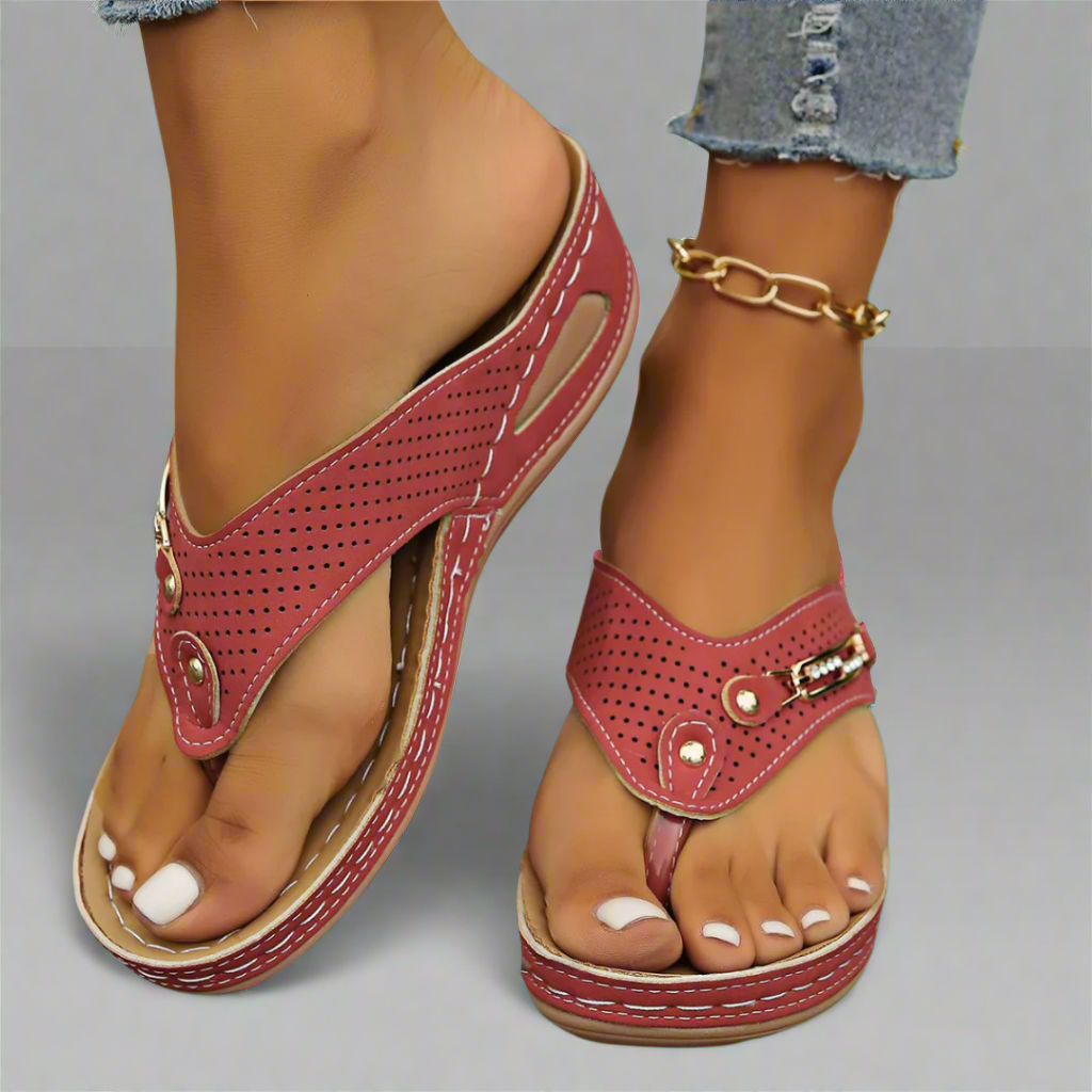 Mira | Retro Sandals  with Arch Support