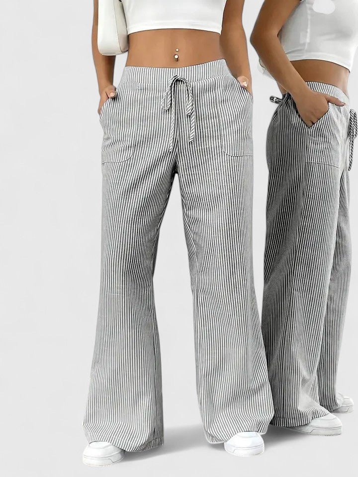 Birgit™ – Comfortable Wide Pants with Elegant Details