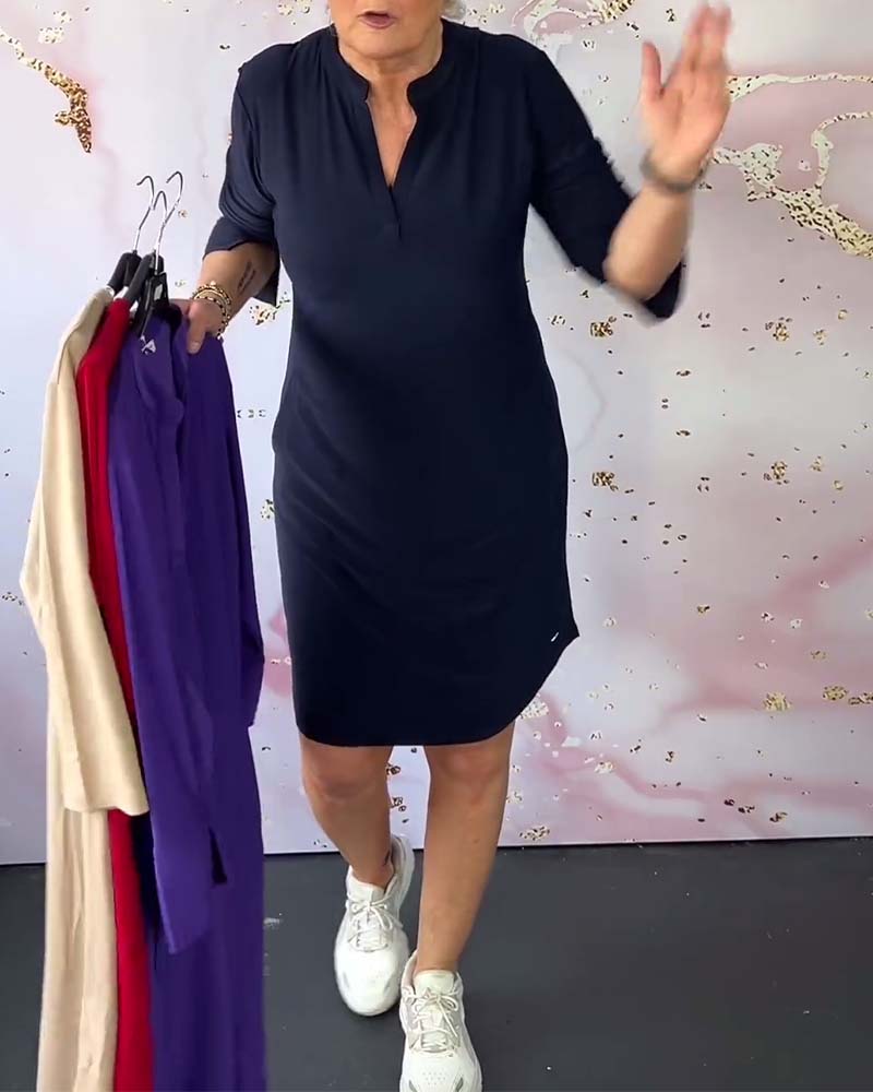 Hanne™ | Stylish V-Neck Dress