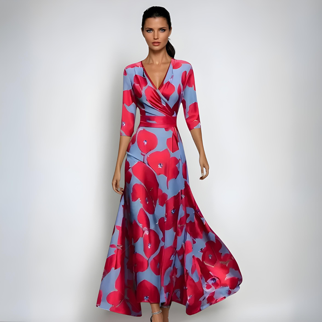 Eliza™ | Elegant Floral Dress Feel Confident