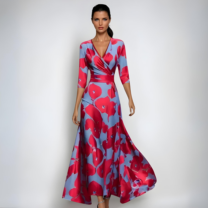 Eliza™ | Elegant Floral Dress Feel Confident