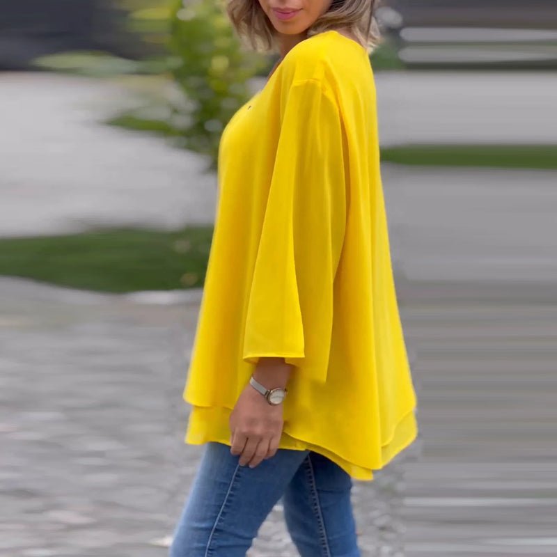 Lorelai | Comfortable Zipper Blouse