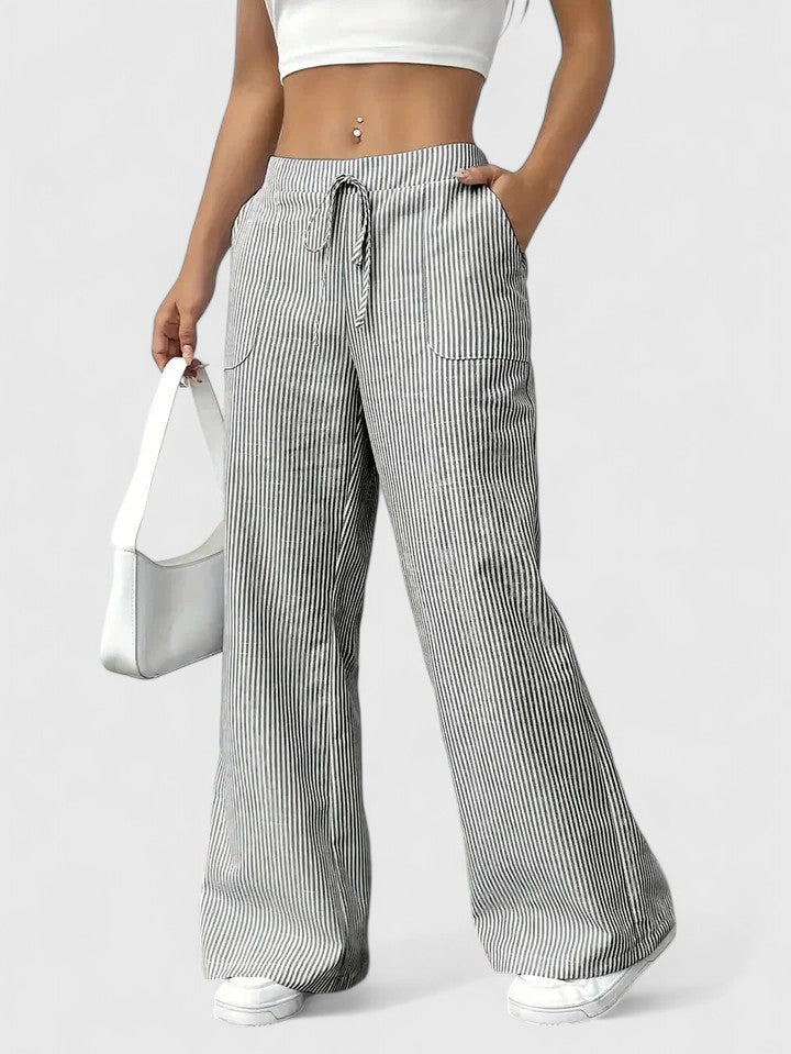 Birgit™ – Comfortable Wide Pants with Elegant Details
