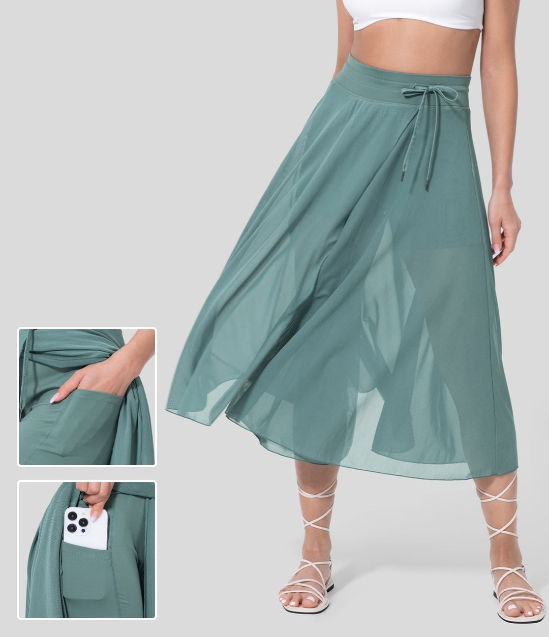 Rosalie™ - High Waist 2-in-1 Skirt