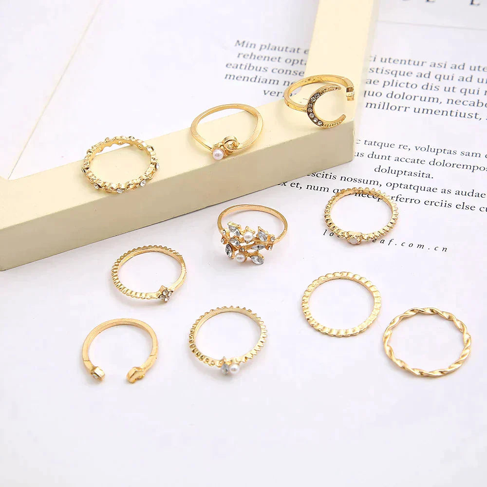 Lorea™ - Celestial Elegance Ring Set