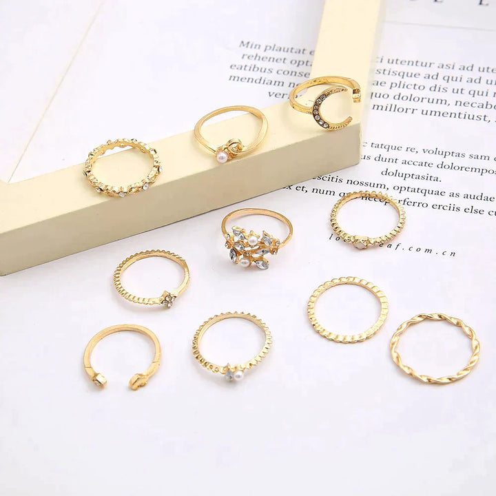 Lorea™ - Celestial Elegance Ring Set