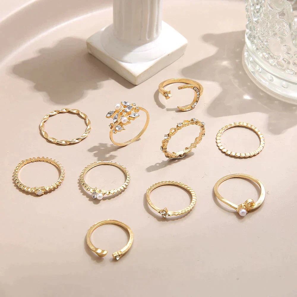 Lorea™ - Celestial Elegance Ring Set