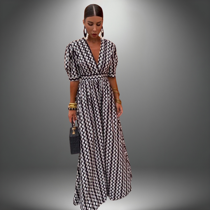 Enrika™ | Summer Dress in Ethnic Pattern