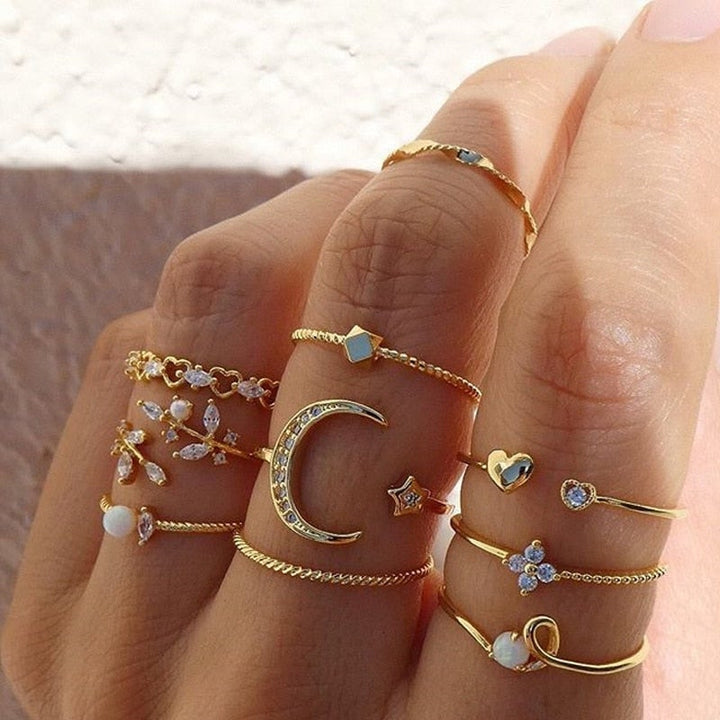 Lorea™ - Celestial Elegance Ring Set