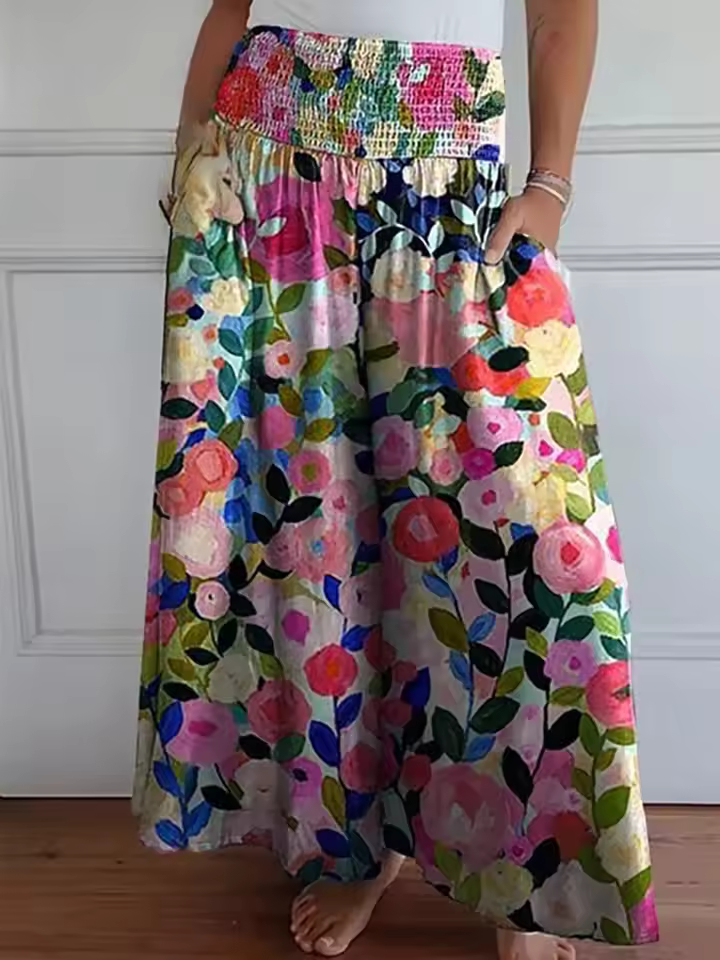 Éléonore™ - Elastic Fashionable Loose Pants with Pockets