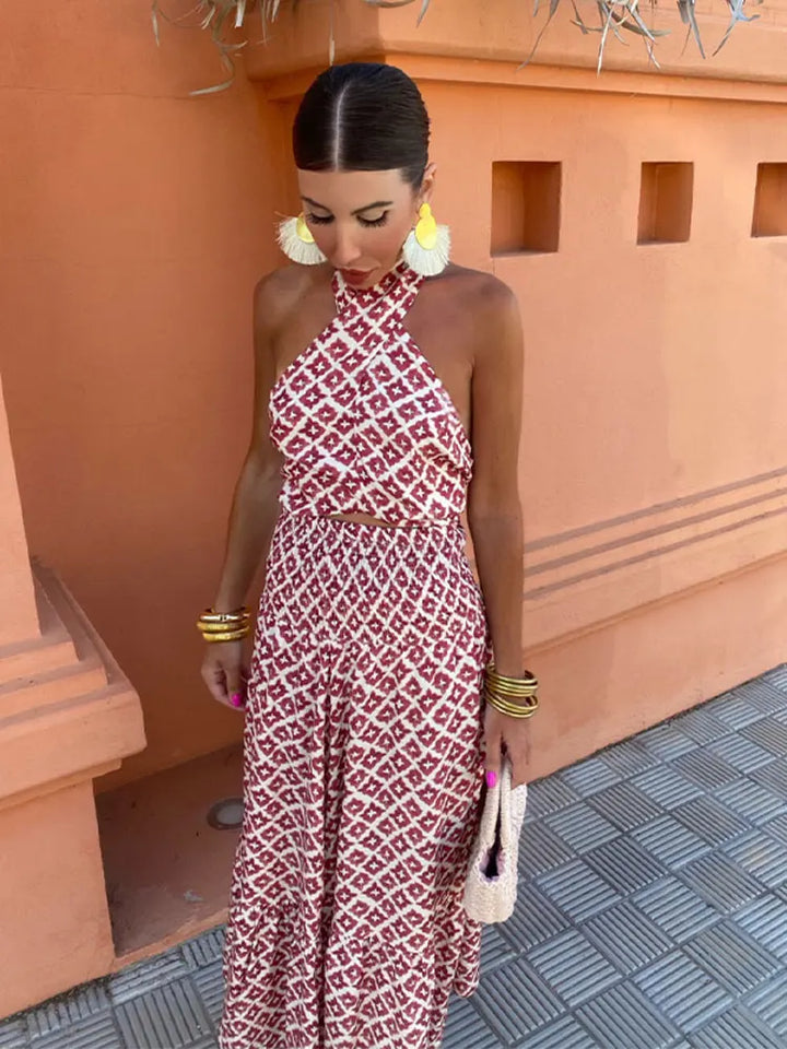 Mickay™ | Elegant Draped Midi Dress with Off-Shoulder Design