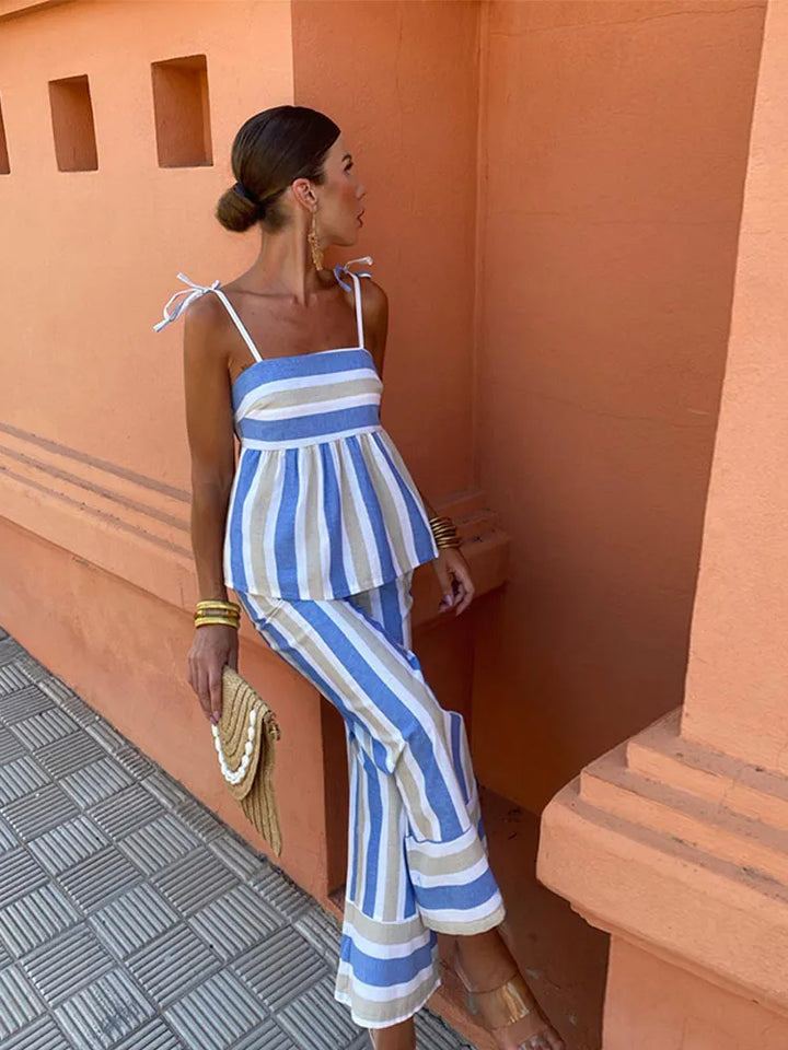 Hanne™ | Patterned Summer Pants Outfit