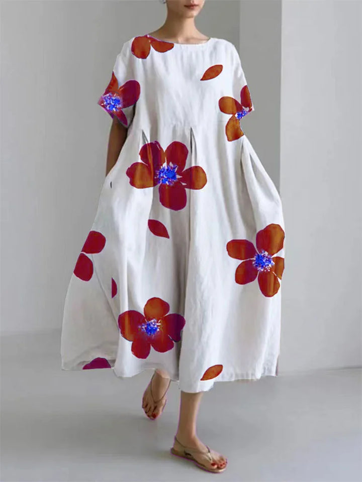 CATERINA | Soft comfort with vibrant flowers for summer dresses and sunny days