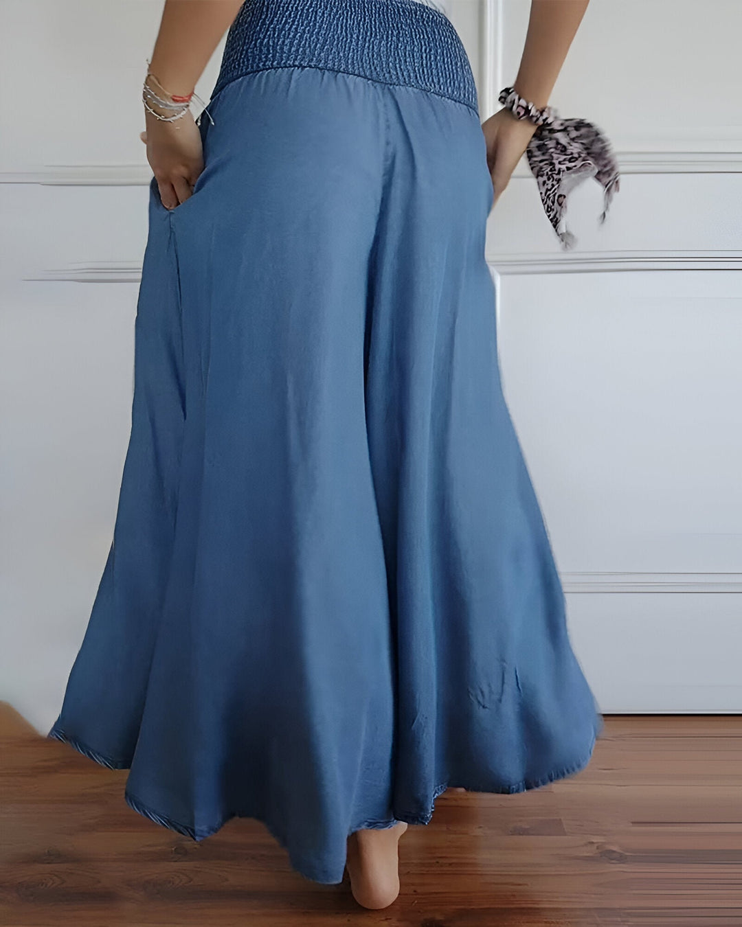 Éléonore™ - Elastic Fashionable Loose Pants with Pockets