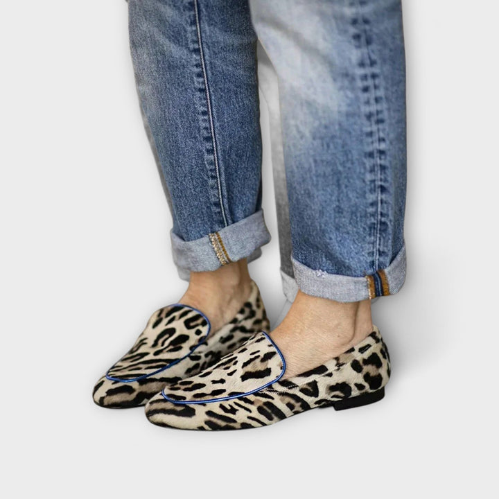 Greer – Lion Pattern Casual Loafers