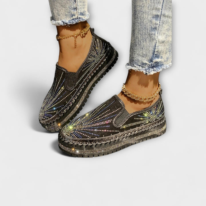 Sable – Crystal Gemstone Decorated Shoes