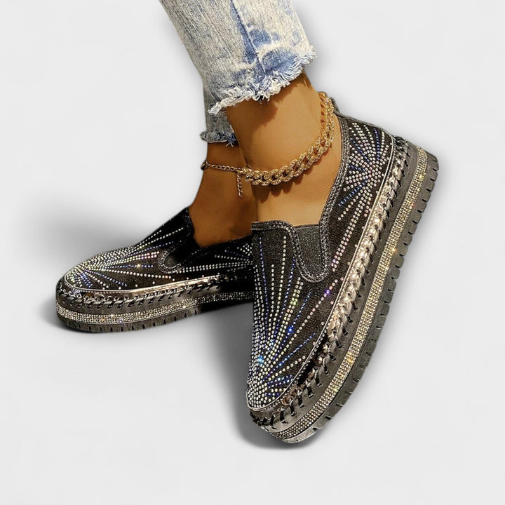 Sable – Crystal Gemstone Decorated Shoes