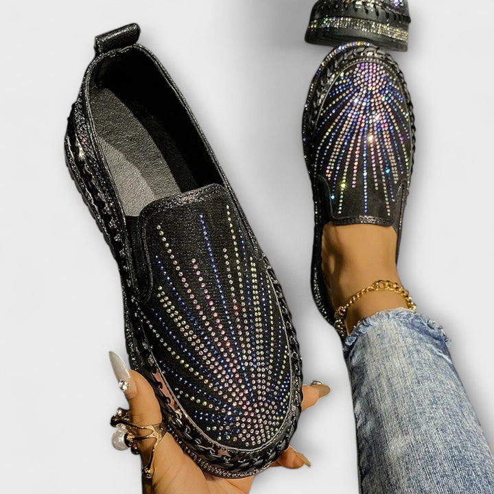 Sable – Crystal Gemstone Decorated Shoes
