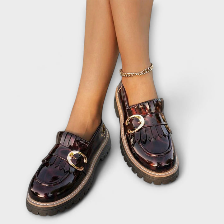 Nova – Abstract Printed Round Toe Comfortable Slippers