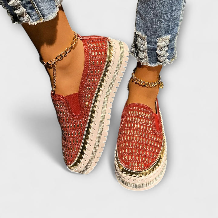 Thalia – Round Toe Comfortable Platform Loafers