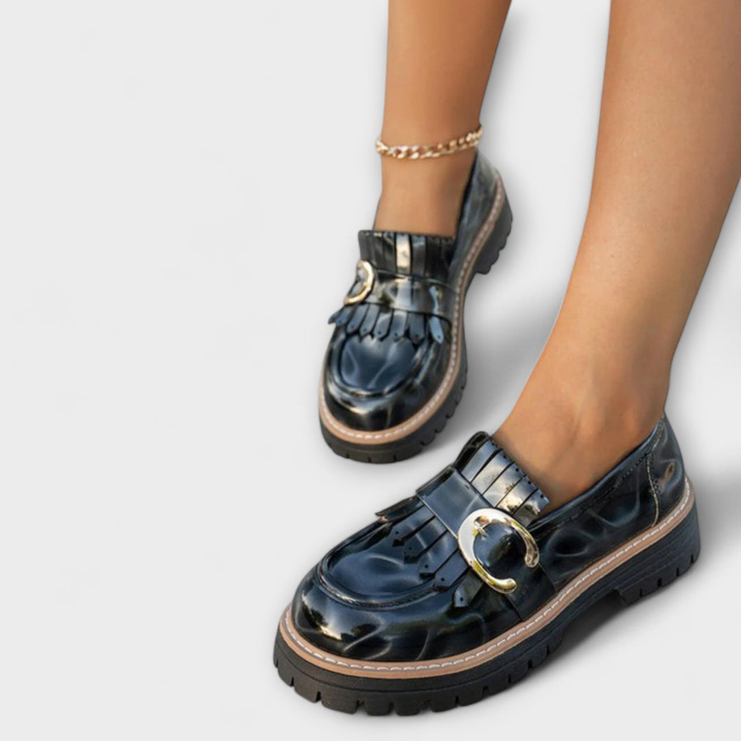 Nova – Abstract Printed Round Toe Comfortable Slippers