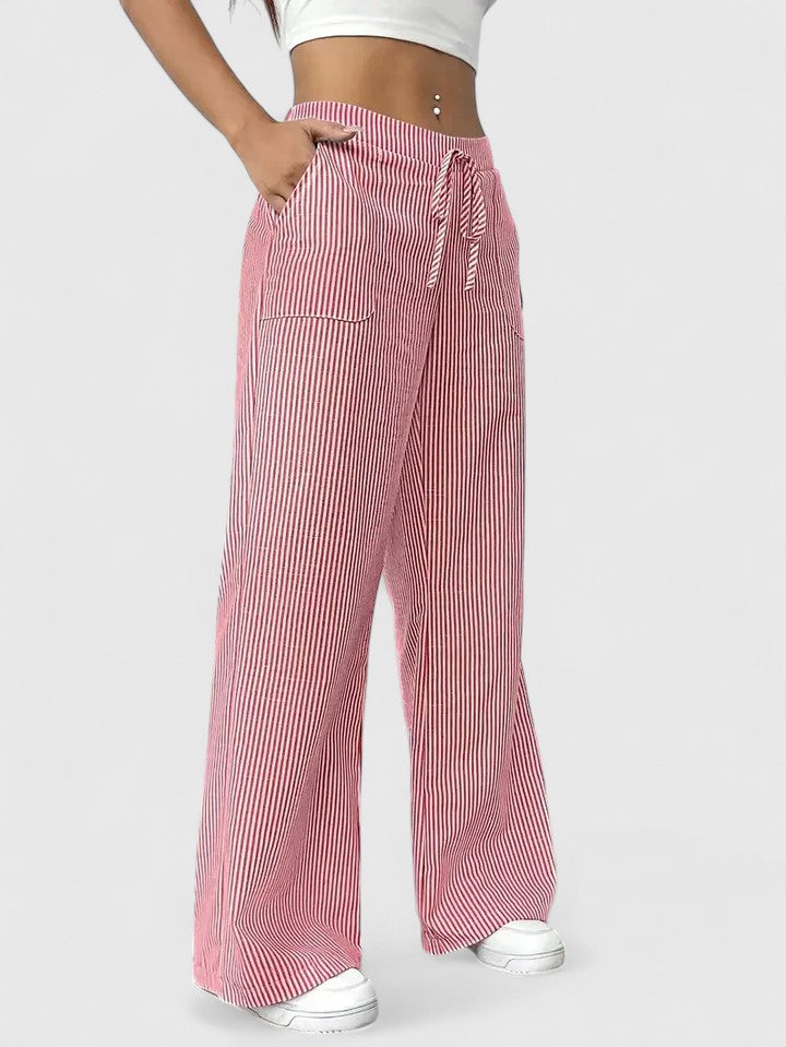 Birgit™ – Comfortable Wide Pants with Elegant Details