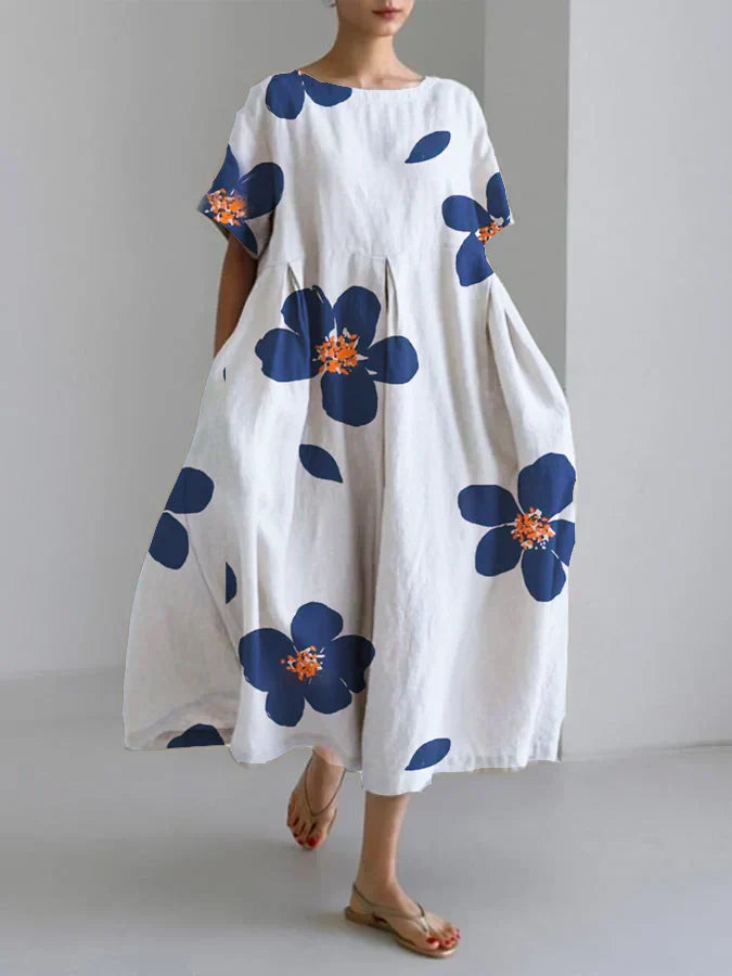 CATERINA | Soft comfort with vibrant flowers for summer dresses and sunny days