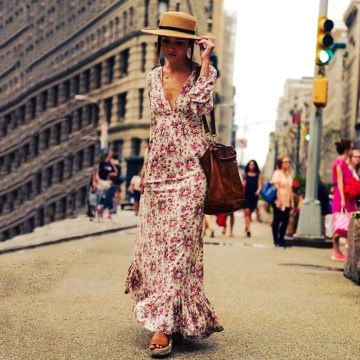 Elina™ | Maxi Dress in Ibiza Style