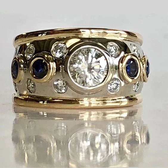 Celesta™ - Glowing Sapphire Ring