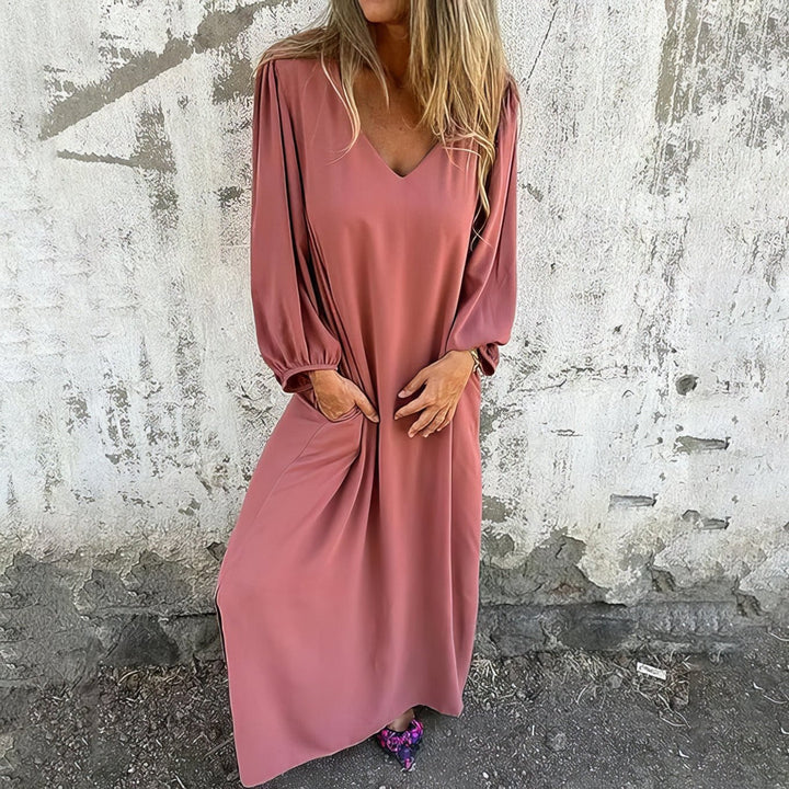 Lisana™ | Pocketed Boho Maxi Dress