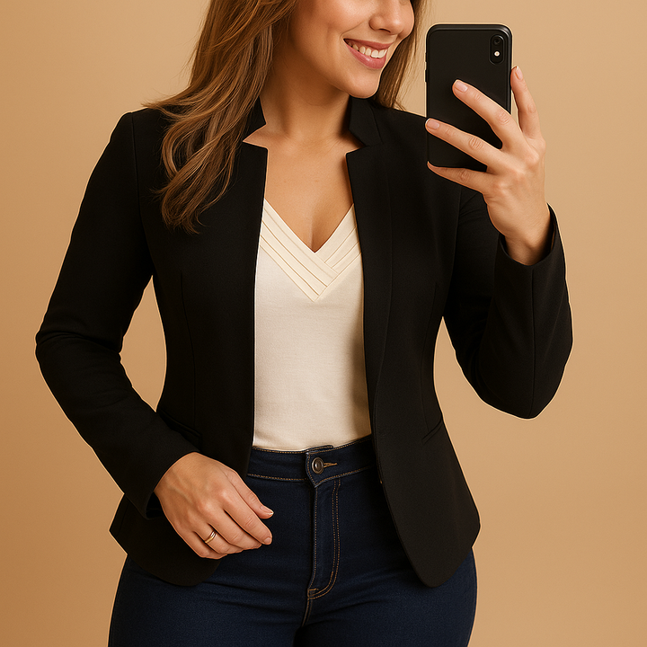 Rive™ | Lightweight Women's Blazer with Lapel Collar