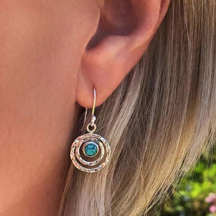 Lanura™ - ethereal circle earrings