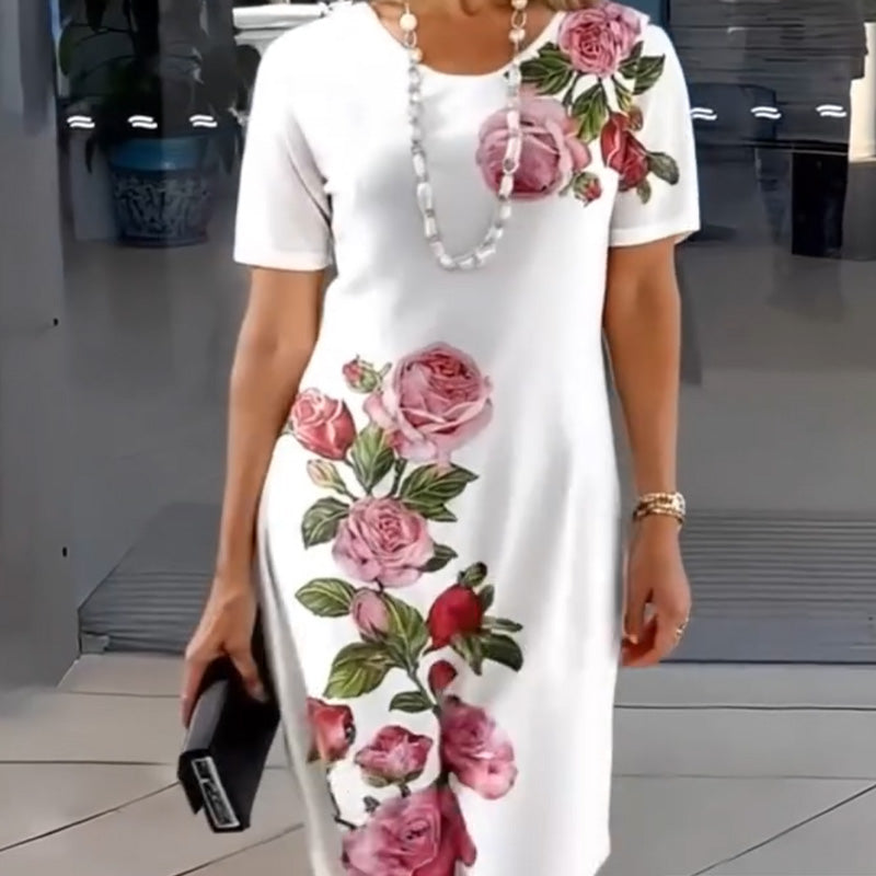 Josina™ - Summer Dress with Floral Print