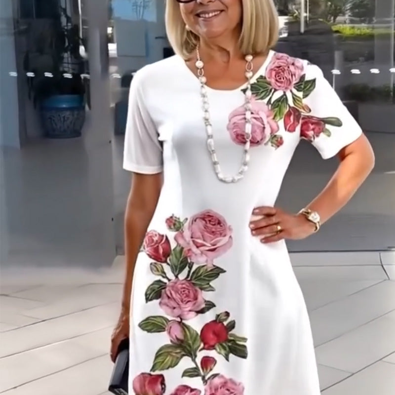 Josina™ - Summer Dress with Floral Print