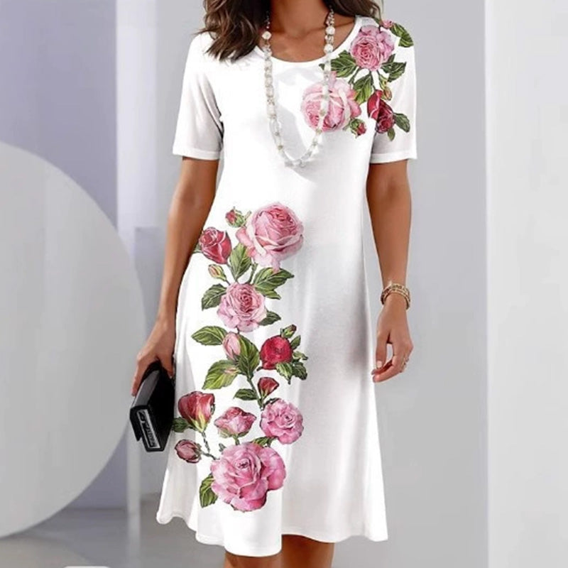 Josina™ - Summer Dress with Floral Print