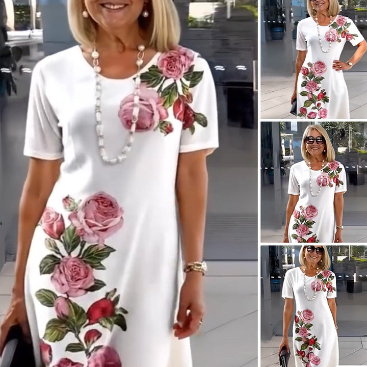 Josina™ - Summer Dress with Floral Print