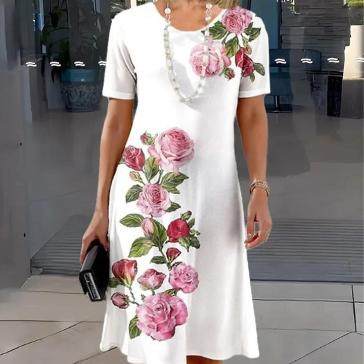 Josina™ - Summer Dress with Floral Print